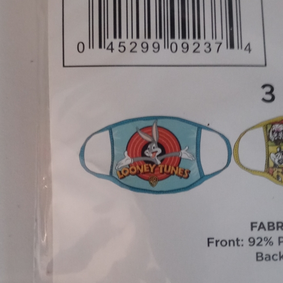 3 Pack Adult Looney Tunes Masks - Picture 3 of 5